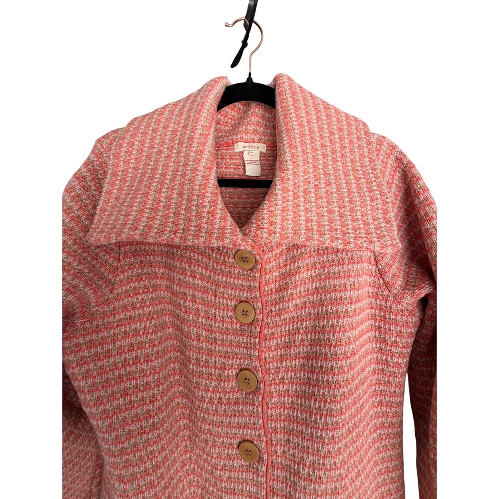 Sundance 100% Lambswool Sweater Coat XL English Country Equestrian Western Boho - Picture 3 of 10